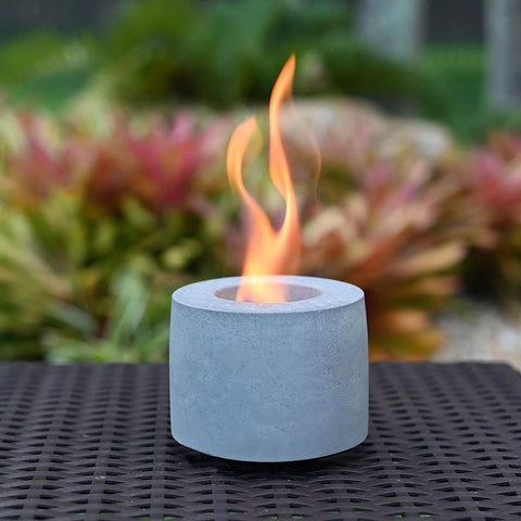 Personal Concrete Fireplace
